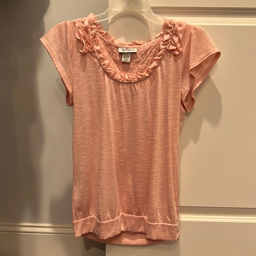 Self Esteem Size L ruffle Top